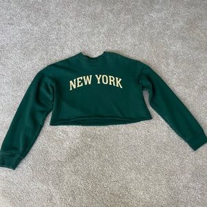 New York Cropped Crew Neck